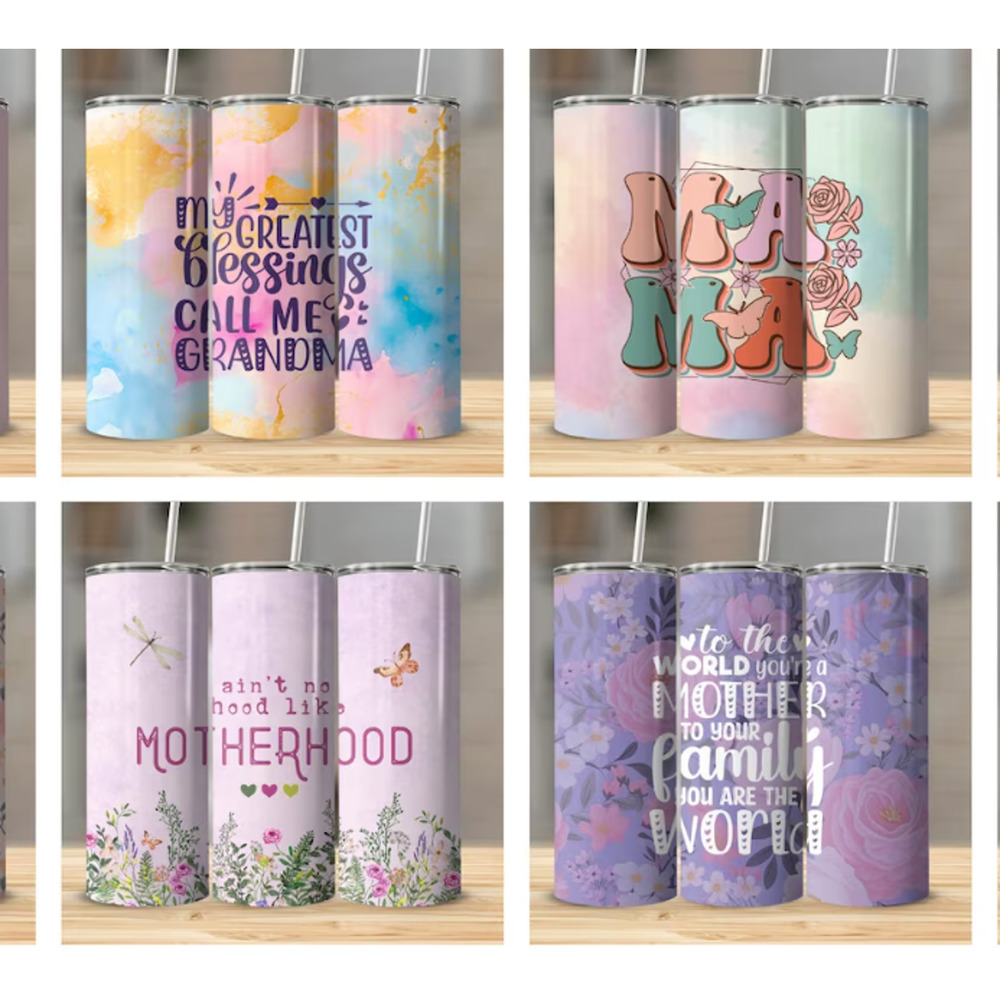 Best Mom Ever Gift - 20 oz Skinny Stainless Steel Tumbler